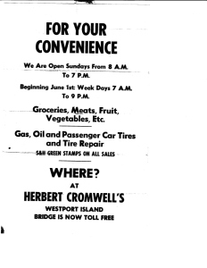 Herb Cromwell's flyer